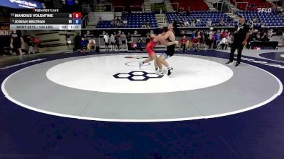 144 lbs Cons. Sub-quarters - Mandius Volentine, IA vs Josiah Beltran, WI