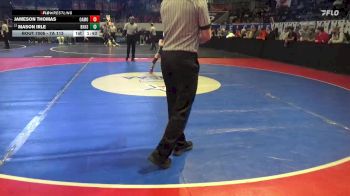 7A 113 lbs Champ. Round 1 - Mason Irle, Baker HS vs Jameson Thomas, Oak Mountain
