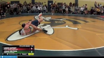 140 lbs Quarterfinal - Josiah Beltran, Wrestling Factory vs Jason Saffert, Crass Trained Wrestling