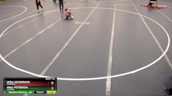 60 lbs Round 1 - Veda Seckerson, Chatfield vs Miko Peterson, Waconia