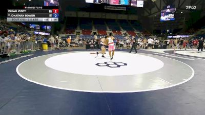 215 lbs Cons. Sub-rd Of 32 - Elijah Josey, MA vs Jonathan Bowen, UT