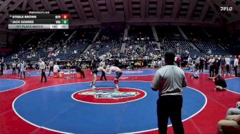 190-1A 1st Place Match - Jack Godbee, Vidalia vs Steele Brown, Mt. Pisgah Christian School