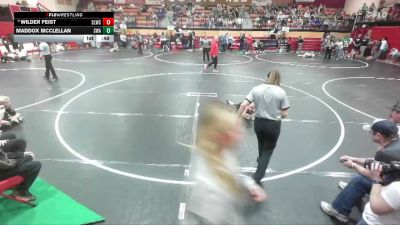 53 lbs Cons. Rd Of 16 - Wilder Feist, Sandpoint Legacy Wrestling Club vs Maddox McClellan, Sublime Wrestling Academy