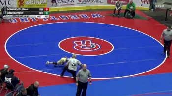110 lbs Consi Of 16 #2 - Dominik Coleman, Penns Valley vs Cole Buffler, Owen J Roberts