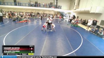 70-75 lbs Round 3 - Emiliano Colunga, Team Pride Academy vs Zachary De Hoyos, Champions Wrestling Club