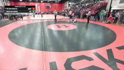 132 lbs Cons. Round 5 - Te`Jon Beals, Chicago (MARIST) vs Declan Sons, St. Charles (EAST)