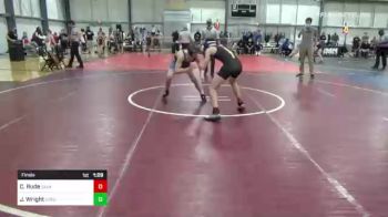 120 lbs Final - Carter Rude, Sauk Valley WC vs James Wright, Greg Gomez Trained