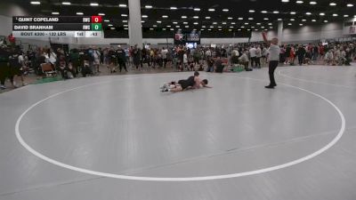 132 lbs Champ. Rd Of 32 - Quint Copeland, Bennett Wrestling Club vs David Branham, RWC