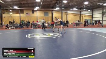 165 lbs Semifinal - Gabe Lake, North Idaho College vs Michael Fox, Eastern Oregon University