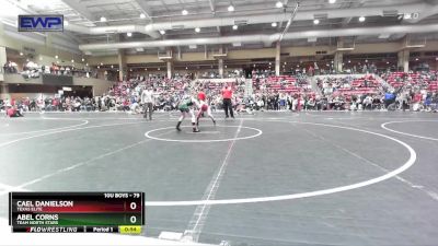 79 lbs Quarterfinal - Cael Danielson, Texas Elite vs Abel Corns, Team North Stars