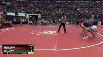 D1-285 lbs Semifinal - Ethan Green, Fremont Ross vs Riley Ucker, Dub. Coffman