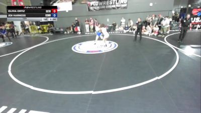 125 lbs Olivia Ortiz, KTWA-Kings-Tulare Wrestling Association vs Jen Harness, CMWA - Coastal Mountain Wrestling Association
