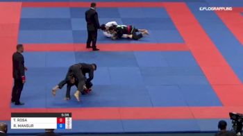 THIAGO ROSA vs RAFAEL MANSUR 2018 Abu Dhabi Grand Slam Rio De Janeiro