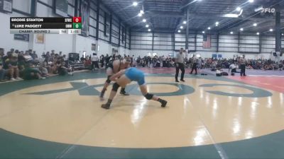 190 lbs Champ. Round 2 - Brodie Stanton, Sly Fox Wrestling Club vs Luke Padgett, OTM Walters Wrestling
