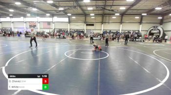 65 lbs Round Of 16 - Dominik Chavez, Dominate vs Treagen White, Mancos Bluejays