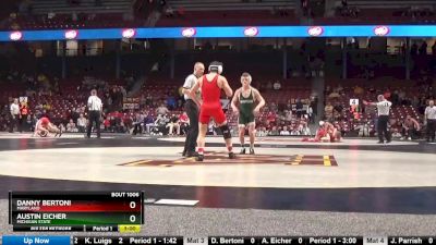 141 lbs Quarterfinal - Danny Bertoni, Maryland vs Austin Eicher, Michigan State