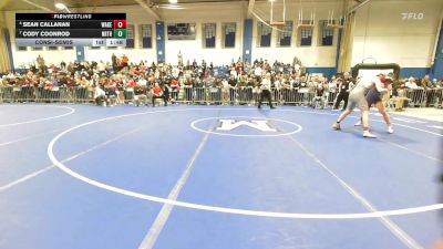 157 lbs Consolation - Sean Callanan, Wakefield vs Cody Coonrod, Northbridge