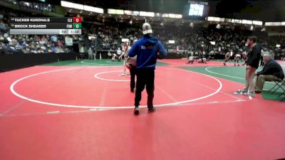 126 lbs Champ. Round 2 - Brock Shearer, FOWCA vs Tucker Kurzhals, ELR1