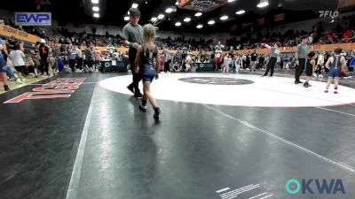 52/55 lbs Rr Rnd 2 - Rhea Long, Standfast OKC vs Ellie Jenkins, Newcastle Youth Wrestling