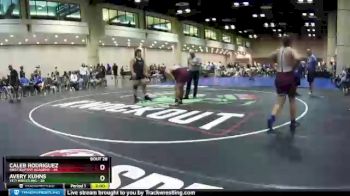 285 lbs Round 6 (10 Team) - Caleb Rodriguez, First Baptist Academy vs Avery Kuhns, Yeti Wrestling