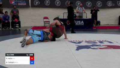 125 kg Rnd Of 64 - Peyton Hahn, Air Force Regional Training Center vs Brady Colbert, West Point Wrestling Club