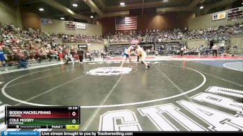 2A 215 lbs Quarterfinal - Cole Moody, Enterprise vs Boden Mackelprang, Parowan