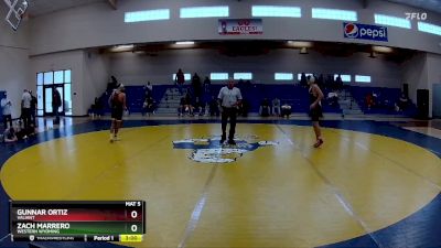 133 lbs Quarterfinal - Gunnar Ortiz, Valiant vs Zach Marrero, Western Wyoming