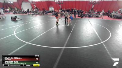 165 lbs Cons. Semi - Barrett Ruis, Sussex Sabercats Wrestling Club vs Braylon Stegall, Wisconsin