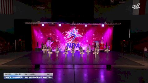Dance Dynamics - JW Large Pom - Flight USA [2025 Junior - Premier - Pom - Large Day 1] 2025 NDA Houston Regional