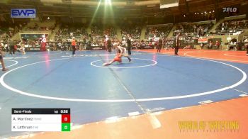 46 lbs Semifinal - Alejandro Martinez, Pomona Elite vs Kruz Lathrum, The Best Wrestler