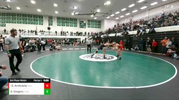 165 lbs 3rd Place Match - Ezra Archuleta, Rawlins vs Sam Gregory, Lyman