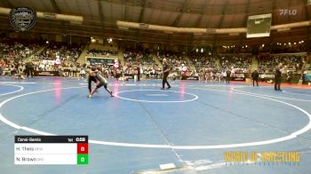 60 lbs Consolation - Harlyn Theis, New Prague Wrestling vs N'cyla Brown, OKC Saints Wrestling