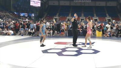 100 lbs Champ. Rd Of 64 - Makenley Harker, Ohio vs Olivia Davalos, California