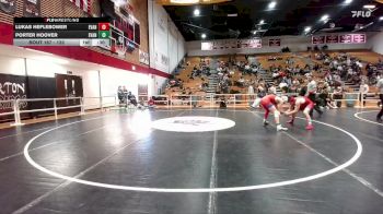 132 lbs Cons. Round 3 - Porter Hoover, Evanston vs Lukas Heflebower, Evanston