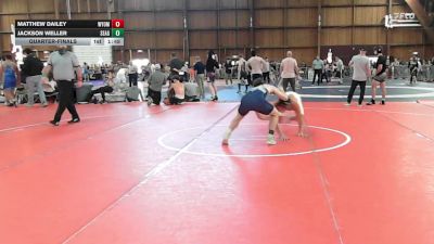 152 lbs Quarterfinal - Matthew Dailey, Wyoming Seminary vs Jackson Weller, Seagull Wrestling Club/delran High School