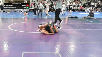 106 lbs Rr Rnd 2 - Yusuf Konte, Warhawks Wrestling Inc. - MSE vs Ryder Ascheral, Apex - MSE