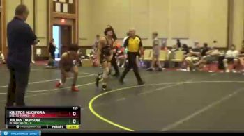 125 lbs Round 4 (6 Team) - Kristos Nucifora, Bitetto Trained vs Julian Dawson, Olympic White