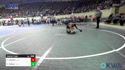 83 lbs Quarterfinal - Cannon Hughes, Verdigris Youth Wrestling vs Kayden Walker, Tulsa Blue T Panthers