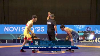 65 kg 1/4 Final - Rustem Tolen, Kazakhstan vs Bilol Sharip Uulu, Kyrgyzstan