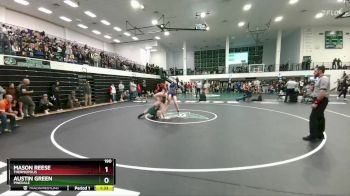 190 lbs Champ. Round 2 - Austin Green, Pinedale vs Mason Reese, Thermopolis