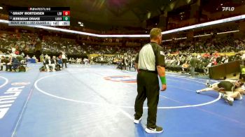 157 Class 4 lbs 5th Place Match - Grady Mortensen, Lee`s Summit West vs Jeremiah Drake, Lafayette (Wildwood)