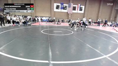 115 lbs Champ. Round 3 - Lillie Morningstar, Jackson vs Ella Blythe, Frontenac
