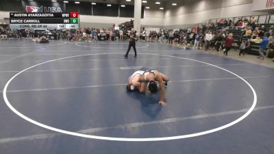 150 lbs Cons. Rd Of 64 - Austin Ayarzagoitia, Wolf Pack Wrestling TX vs Bryce Carroll, Dubuque Wrestling Club