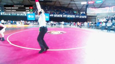 Boys 3A 215 lbs Cons. Round 3 - Foueti Unga, Lincoln (Tacoma) vs Gauge Seubert, Cheney