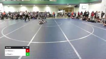 60 lbs Round Of 16 - Dane Malone, PA vs Jaxon Flood, GA