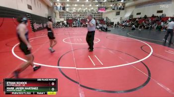 120 lbs 3rd Place Match - Ethan Schock, Ralston Valley vs Mark Javier Martinez, Mountain Range