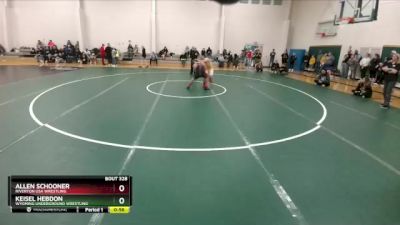 195 lbs Cons. Semi - Keisel Hebdon, Wyoming Underground Wrestling vs Allen Schooner, Riverton USA Wrestling