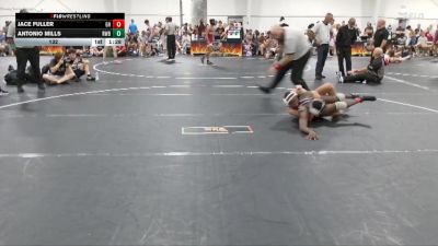 132 lbs Round 3 (4 Team) - Antonio Mills, RWA Black vs Jace Fuller, Game House