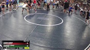 133 lbs Quarterfinal - Jason Saenz, Eastvale Elite WC vs Phoenix Lopez, UNATTACHED