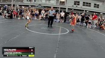 72 lbs Semis (4 Team) - Christian Churchill, RedNose Wrestling vs Pete Palumbo, Hammers Yellow